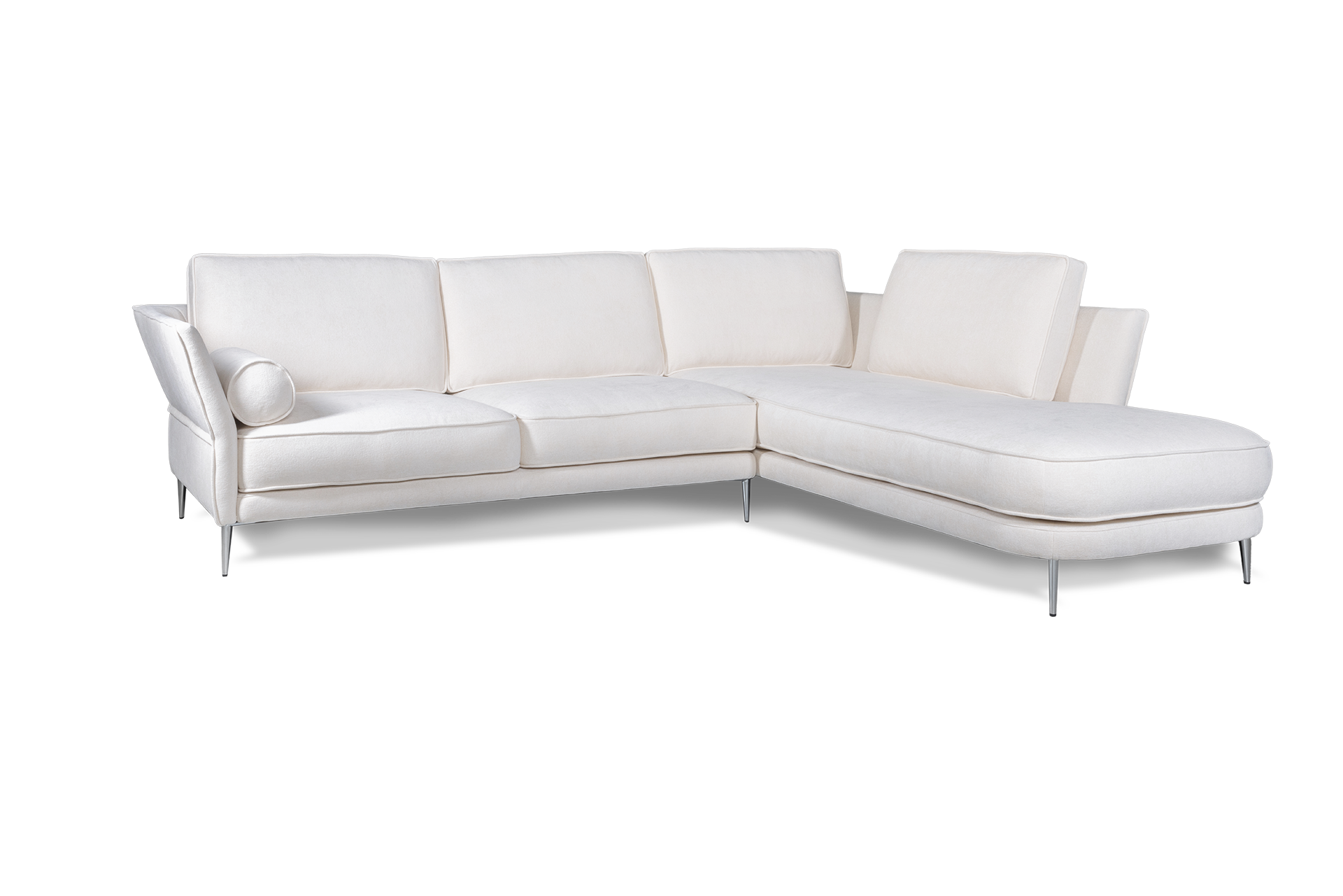 GALAXY: divano modulare con chaise longue e penisola