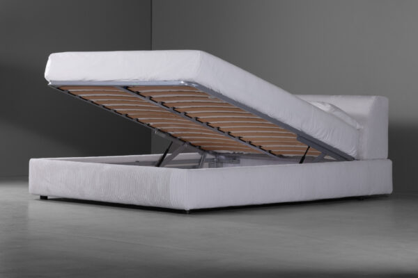 Letto contenitore artigianale moderno